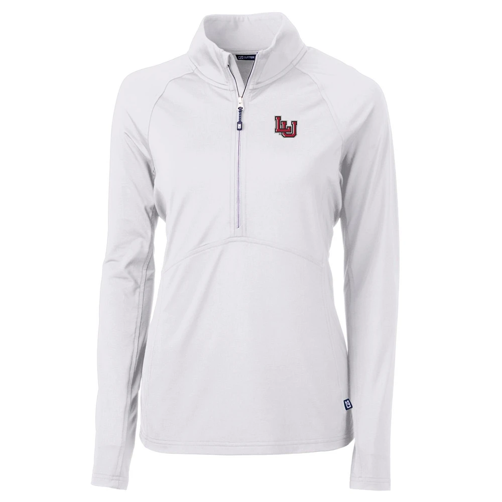 Women's Cutter & Buck Lamar Cardinals Adapt Eco Knit Half-Zip Pullover Jacket