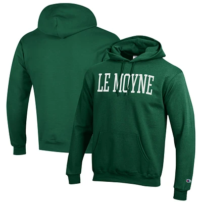 Men's Champion Green Le Moyne Dolphins Eco Powerblend Pullover Hoodie