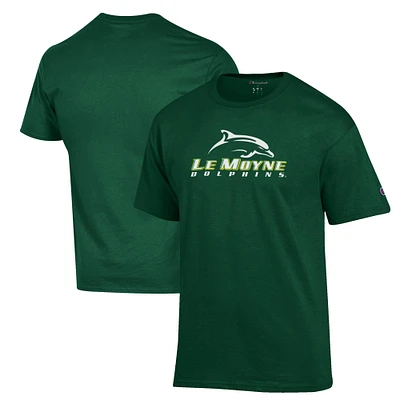 Men's Champion Green Le Moyne Dolphins Primary Jersey T-Shirt