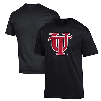 Men's Champion Black University of Tampa Spartans Primary Jersey T-Shirt