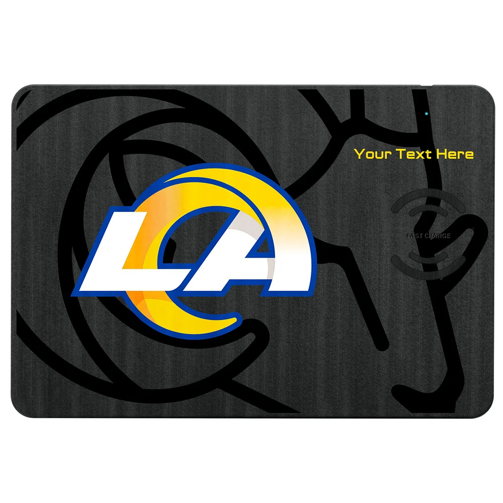 Los Angeles Rams Personalized Wireless Charger & Mouse Pad