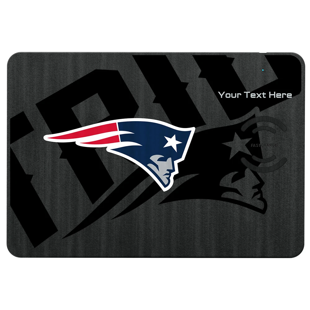 New England Patriots Personalized Wireless Charger & Mouse Pad