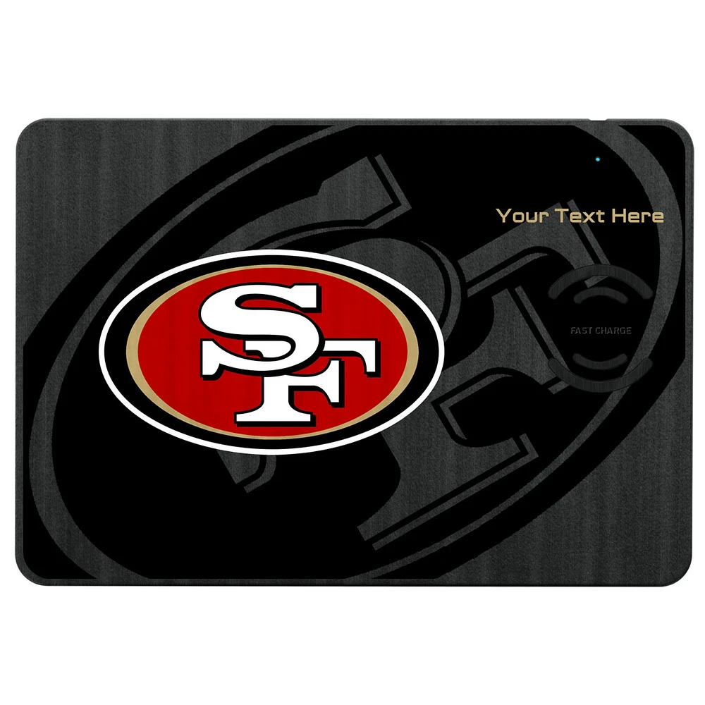 San Francisco 49ers Personalized Wireless Charger & Mouse Pad