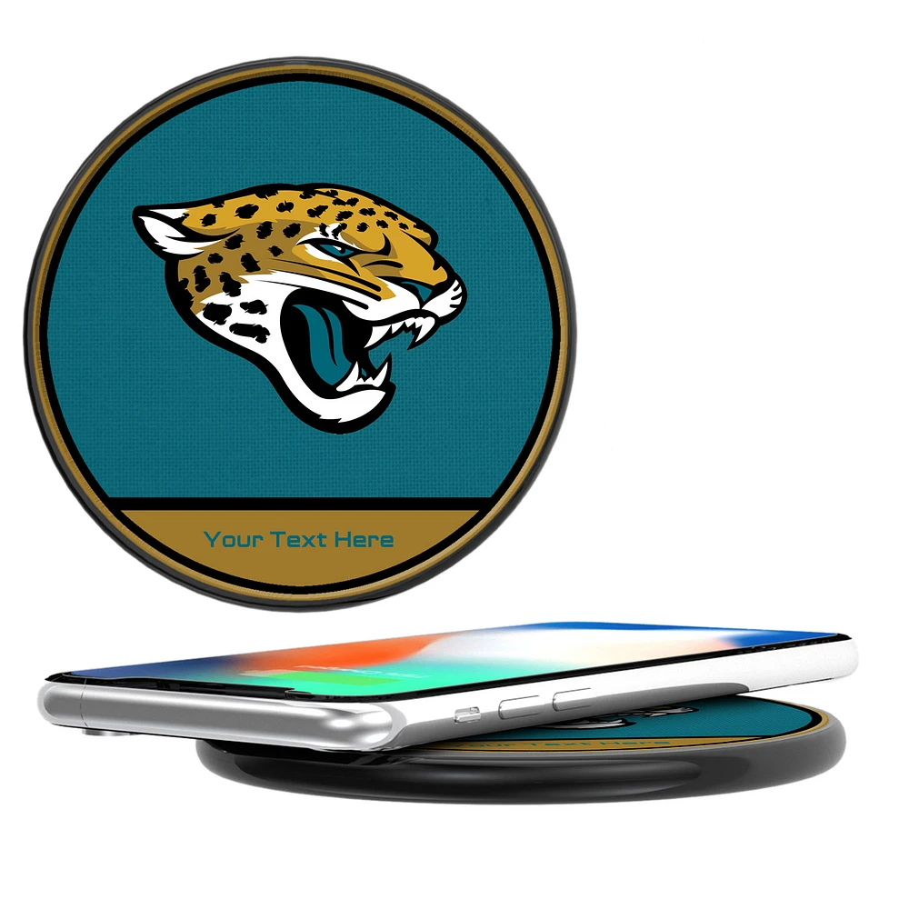 Jacksonville Jaguars Personalized 10-Watt Wireless Phone Charger