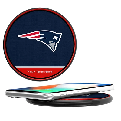 New England Patriots Personalized 10-Watt Wireless Phone Charger