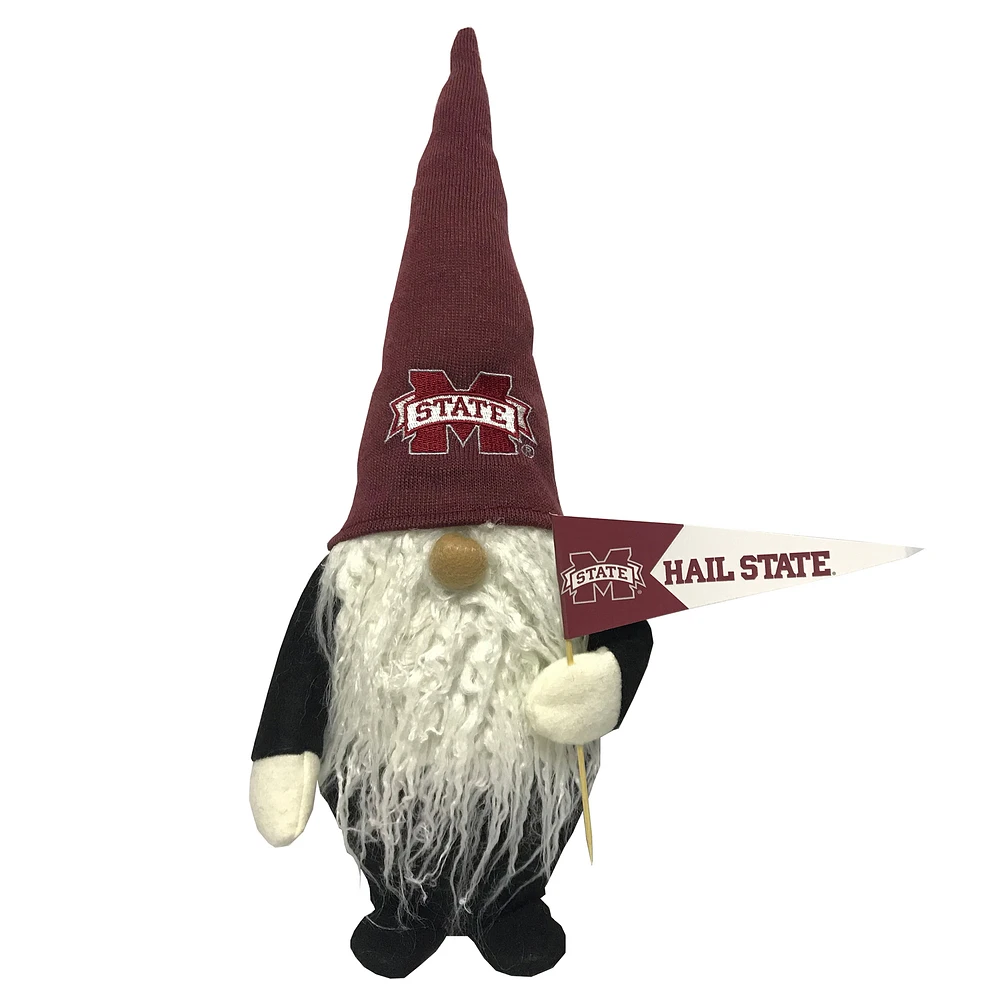 Maroon Mississippi State Bulldogs 12'' Gnome