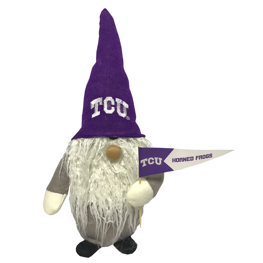 Purple TCU Horned Frogs 12'' Gnome