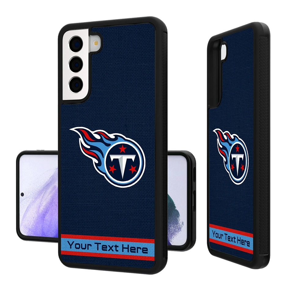 Tennessee Titans Personalized Stripe Design Galaxy Bump Case