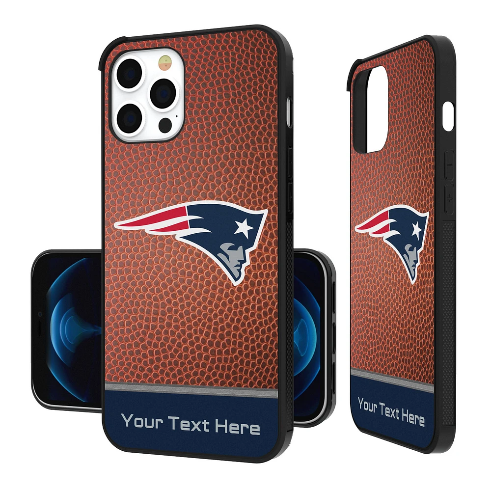 New England Patriots Personalized Football Design iPhone Bump Case