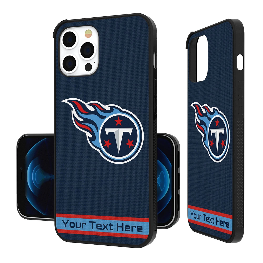 Tennessee Titans Personalized Stripe Design iPhone Bump Case
