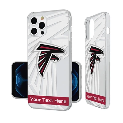Atlanta Falcons Personalized Tilt Design iPhone Clear Case