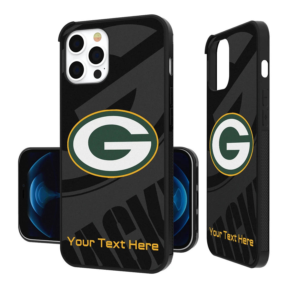 Green Bay Packers Personalized Tilt Design iPhone Bump Case