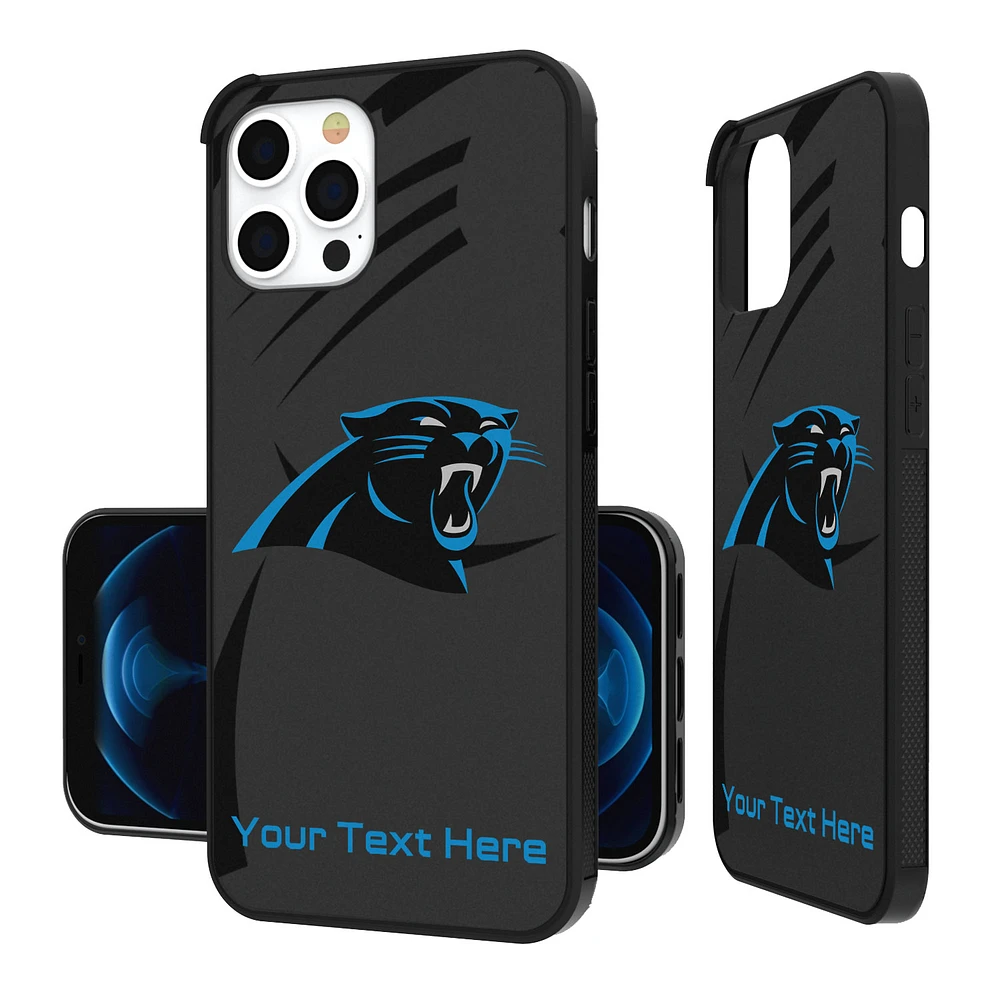 Carolina Panthers Personalized Tilt Design iPhone Bump Case