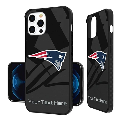 New England Patriots Personalized Tilt Design iPhone Bump Case