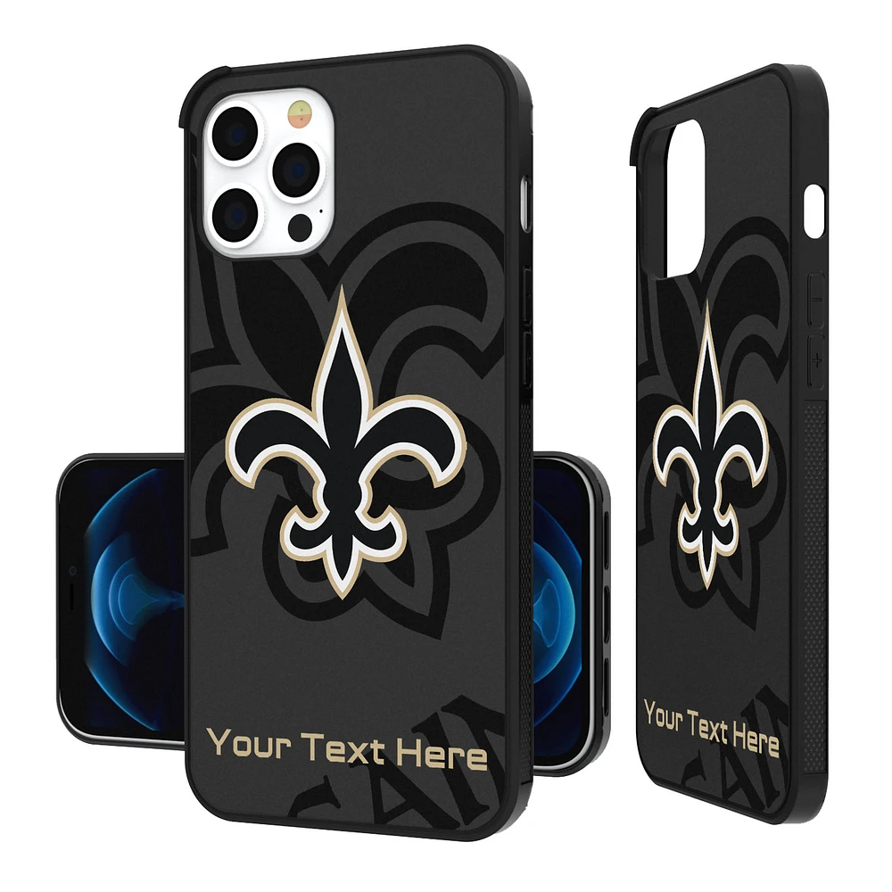 New Orleans Saints Personalized Tilt Design iPhone Bump Case