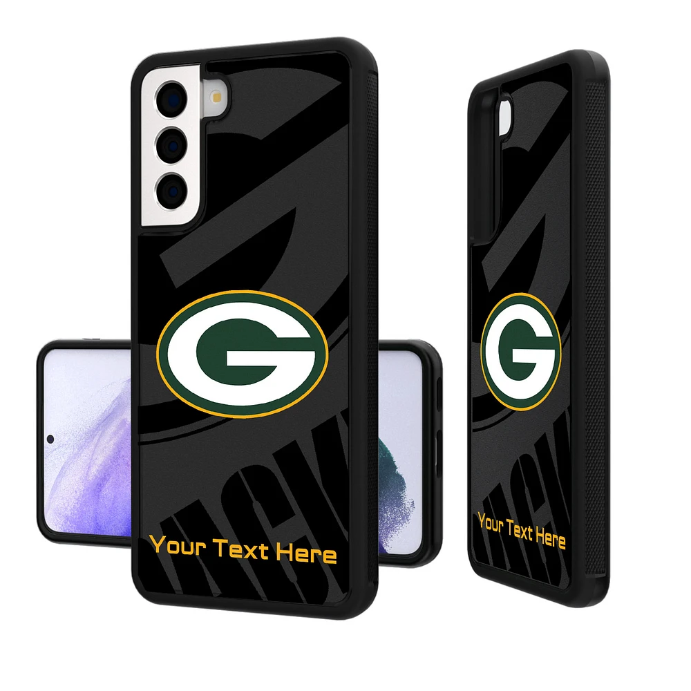 Green Bay Packers Personalized Tilt Design Galaxy Bump Case