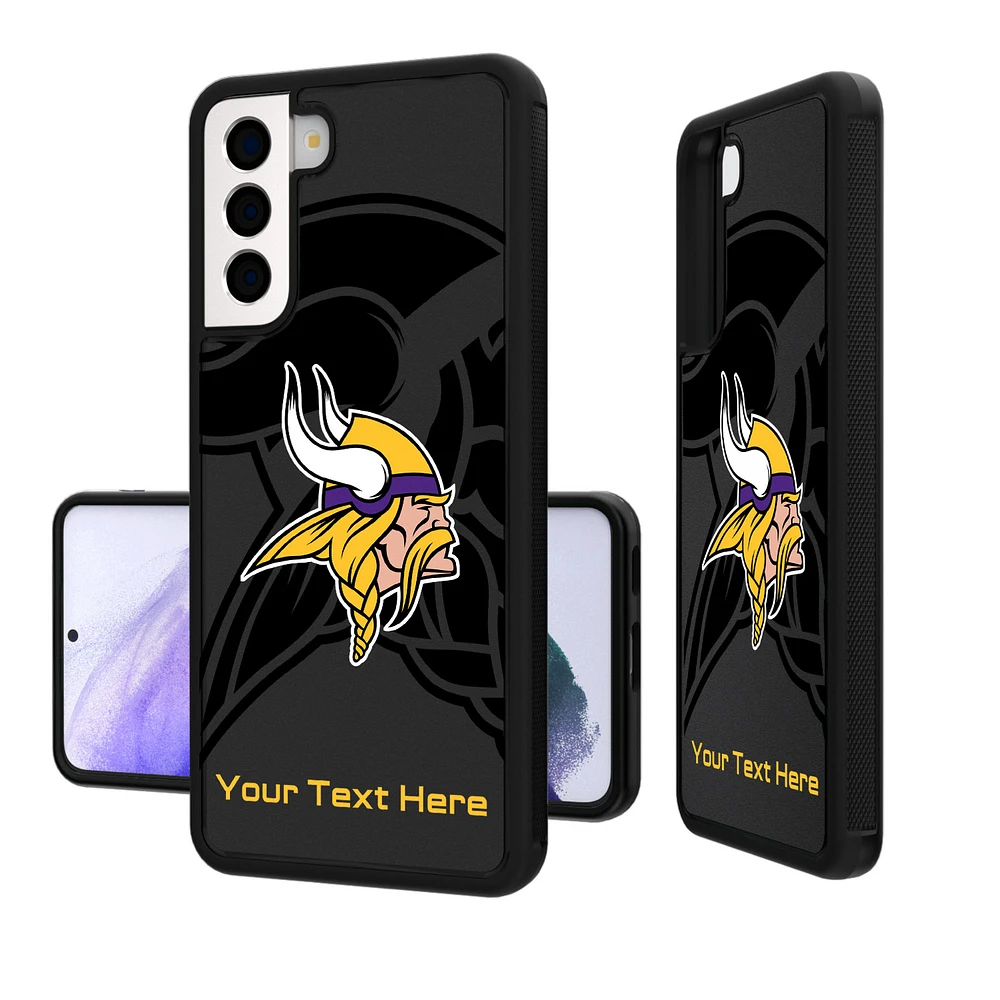 Minnesota Vikings Personalized Tilt Design Galaxy Bump Case