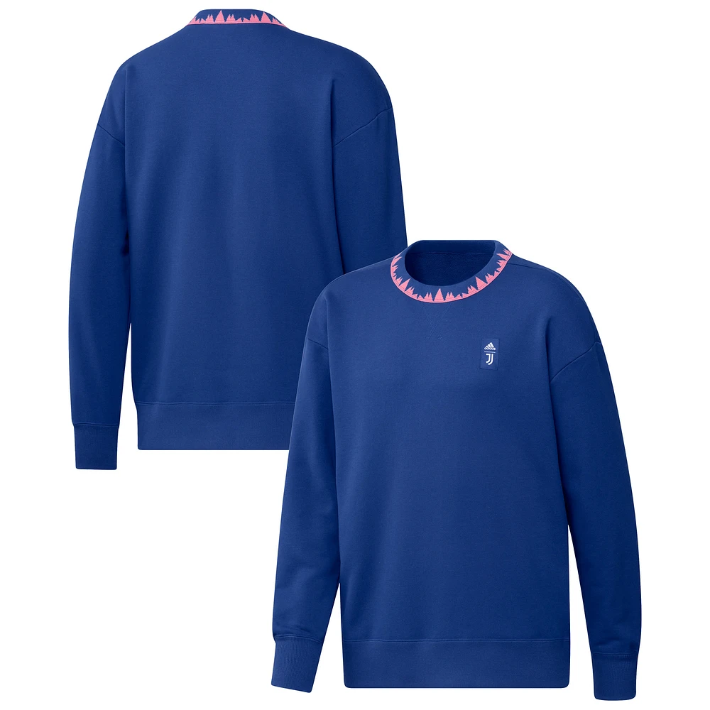 Men's adidas Blue Juventus Lifestyle Pullover Sweatshirt