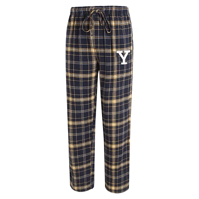 Men's Concepts Sport Navy/Gold Yale Bulldogs Ultimate Flannel Pants