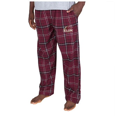Men's Concepts Sport Maroon/Black Elon Phoenix Ultimate Flannel Pants