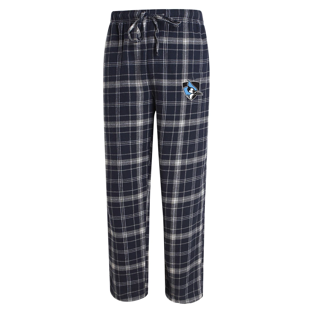 Men's Concepts Sport Navy/Gray Johns Hopkins Blue Jays Ultimate Flannel Pants