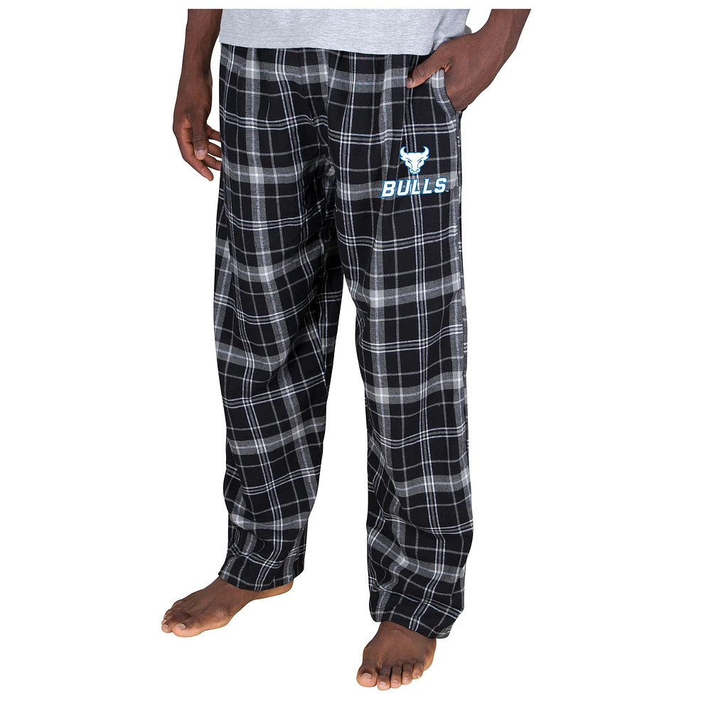 Men's Concepts Sport Black/Gray Buffalo Bulls Ultimate Flannel Pants