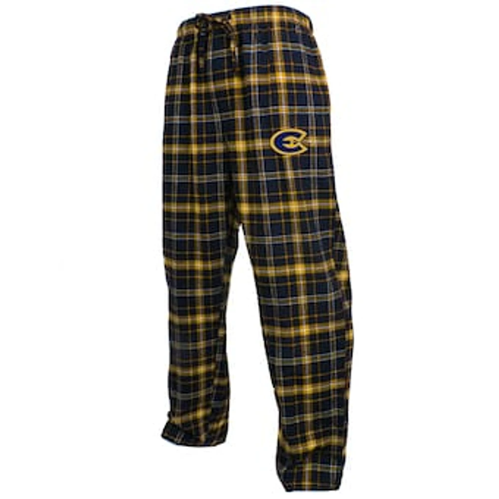 Men's Concepts Sport Navy/Gold Wisconsin Eau Claire Blugolds Ultimate Flannel Pants