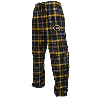 Men's Concepts Sport Navy/Gold Wisconsin Eau Claire Blugolds Ultimate Flannel Pants