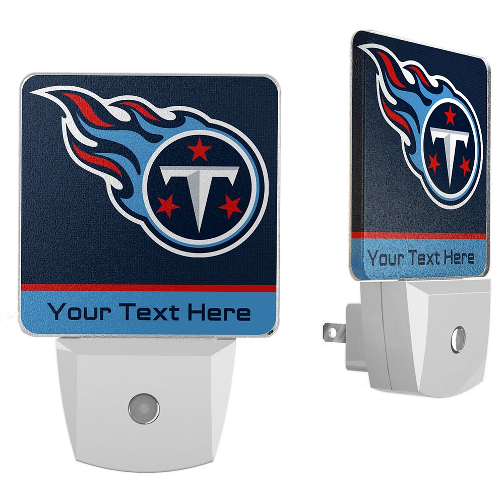 Tennessee Titans Personalized 2-Piece Nightlight Set