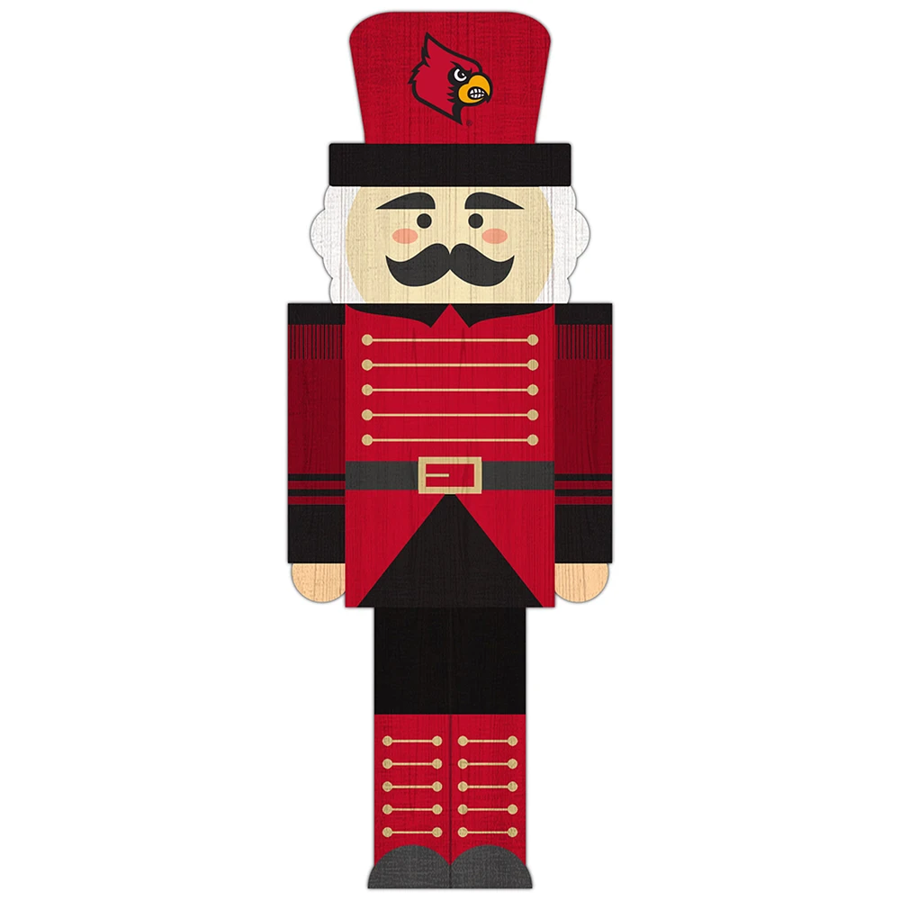 Louisville Cardinals 31'' Nutcracker Leaner