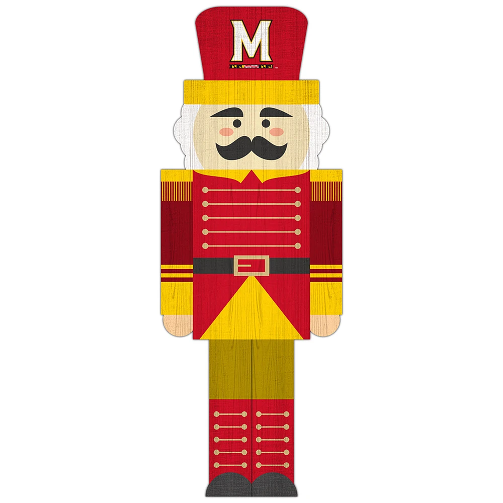 Maryland Terrapins 31'' Nutcracker Leaner