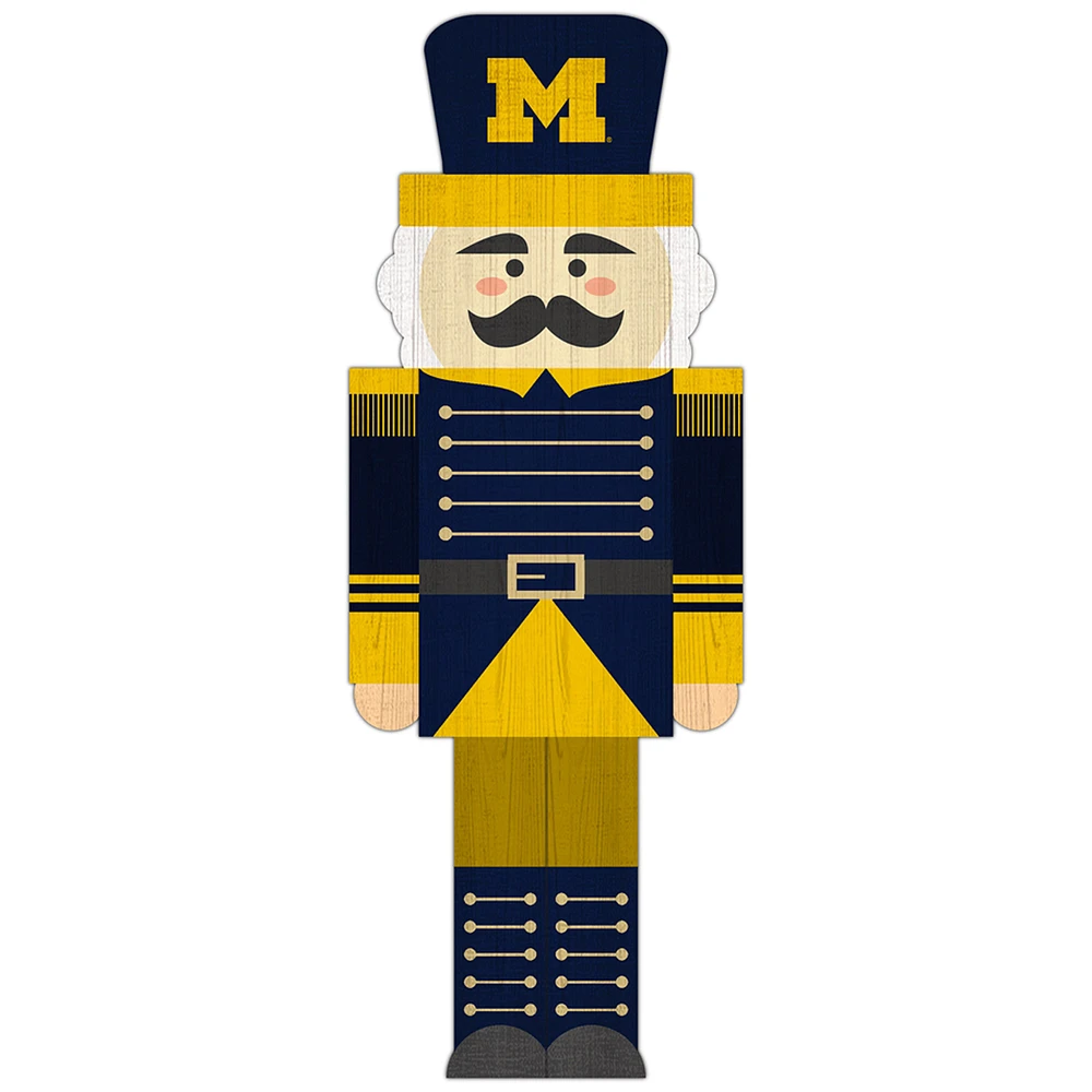Michigan Wolverines 31'' Nutcracker Leaner