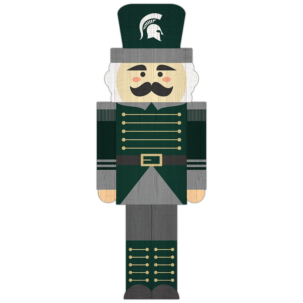 Michigan State Spartans 31'' Nutcracker Leaner