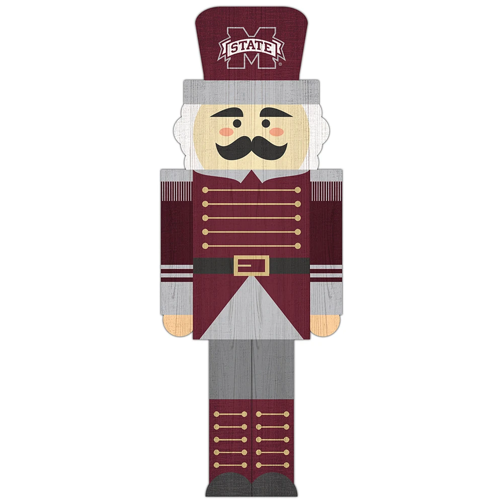Mississippi State Bulldogs 31'' Nutcracker Leaner