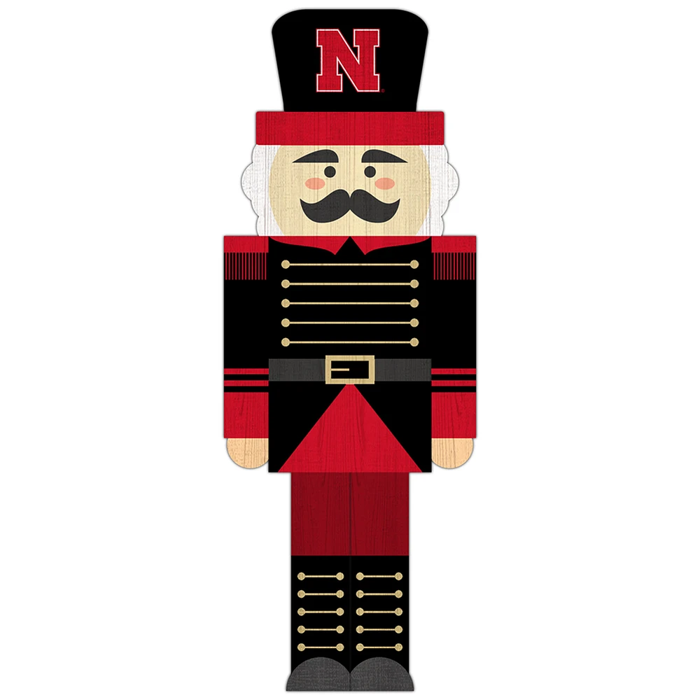 Nebraska Huskers 31'' Nutcracker Leaner
