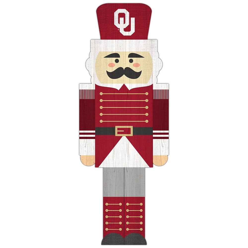 Oklahoma Sooners 31'' Nutcracker Leaner