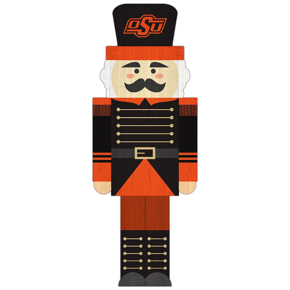 Oklahoma State Cowboys 31'' Nutcracker Leaner