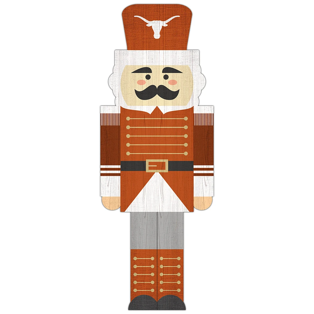 Texas Longhorns 31'' Nutcracker Leaner