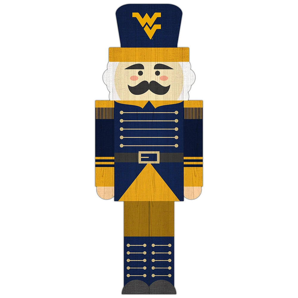 West Virginia Mountaineers 31'' Nutcracker Leaner