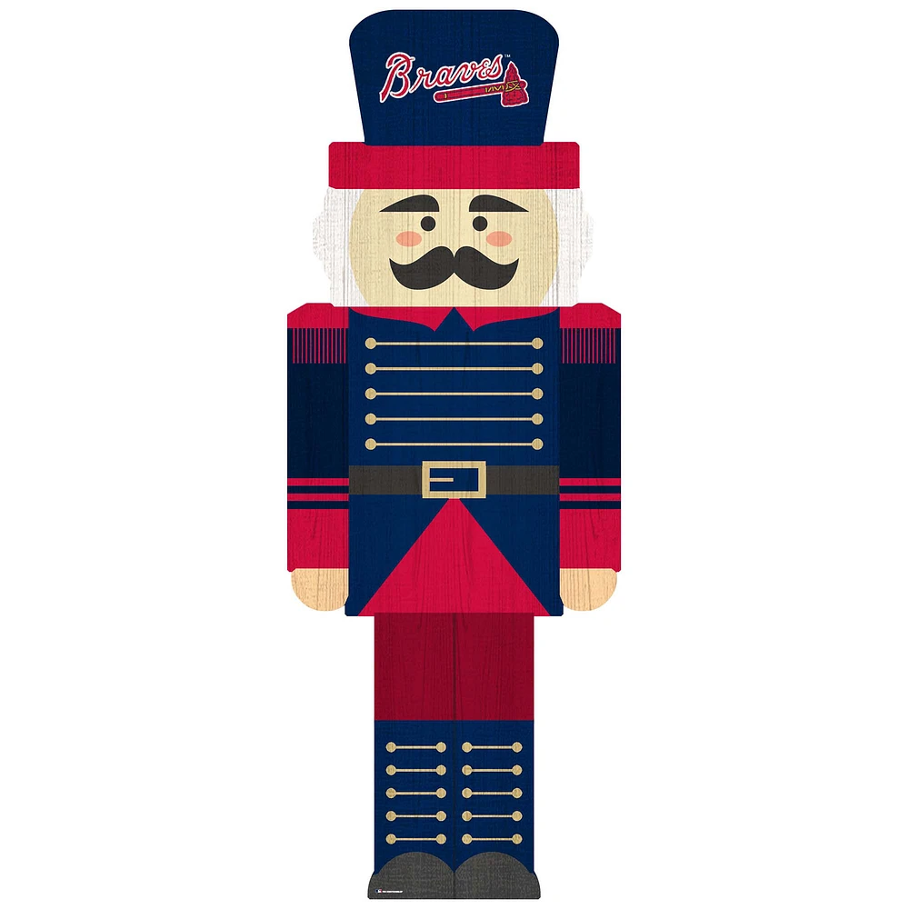 Atlanta Braves 31'' Nutcracker Leaner