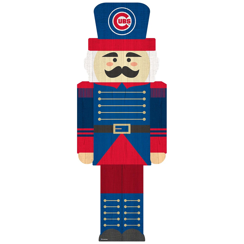 Chicago Cubs 31'' Nutcracker Leaner
