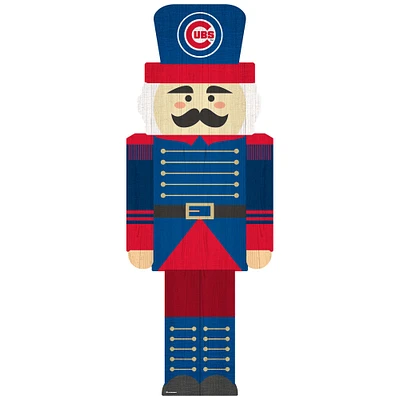 Chicago Cubs 31'' Nutcracker Leaner