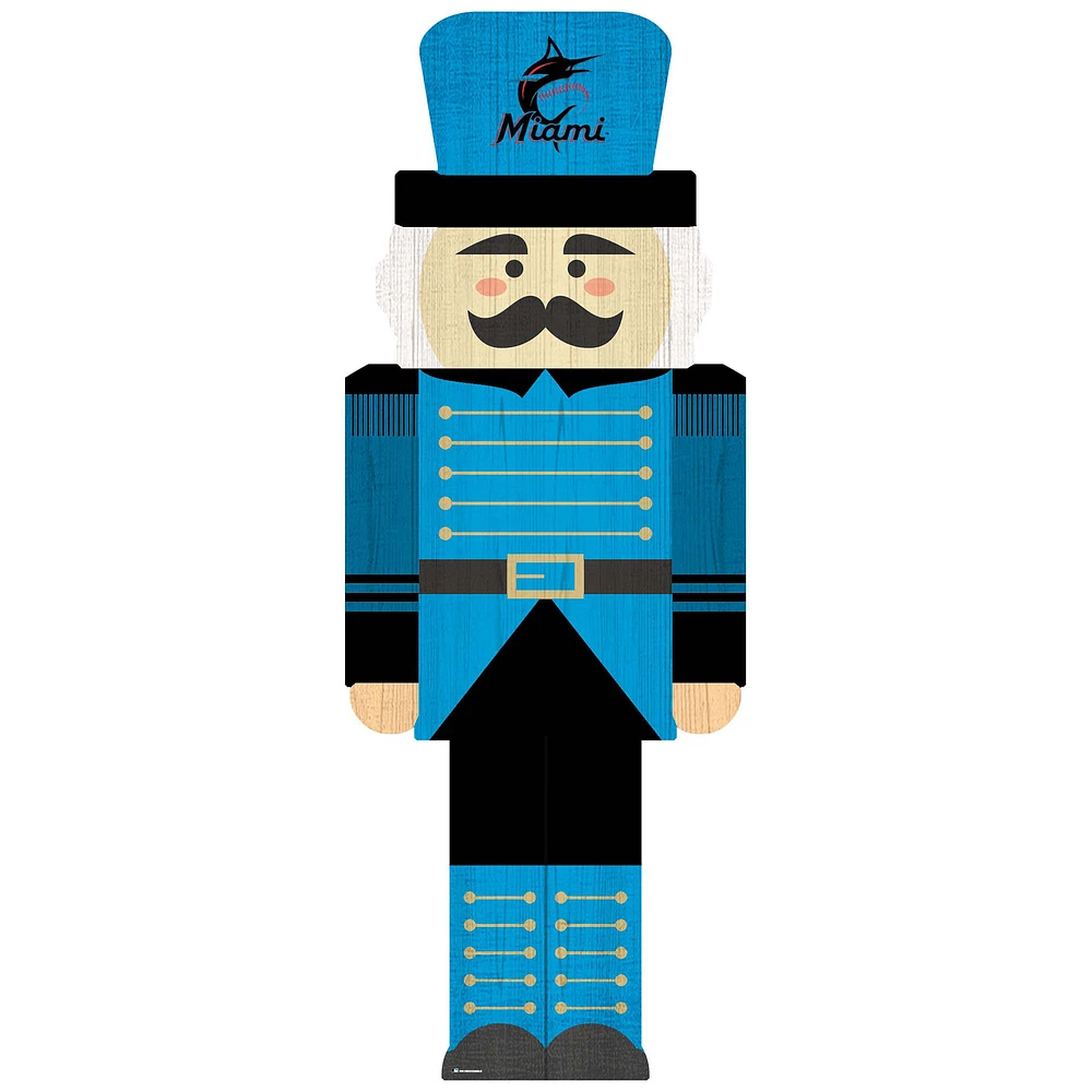Miami Marlins 31'' Nutcracker Leaner