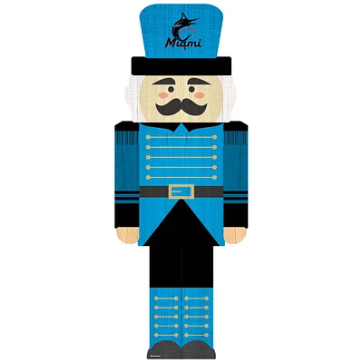 Miami Marlins 31'' Nutcracker Leaner