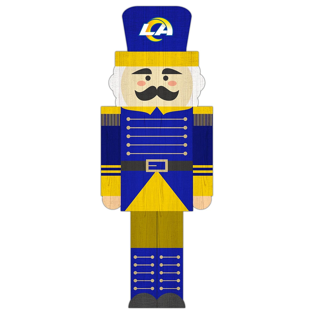 Los Angeles Rams 31'' Nutcracker Leaner