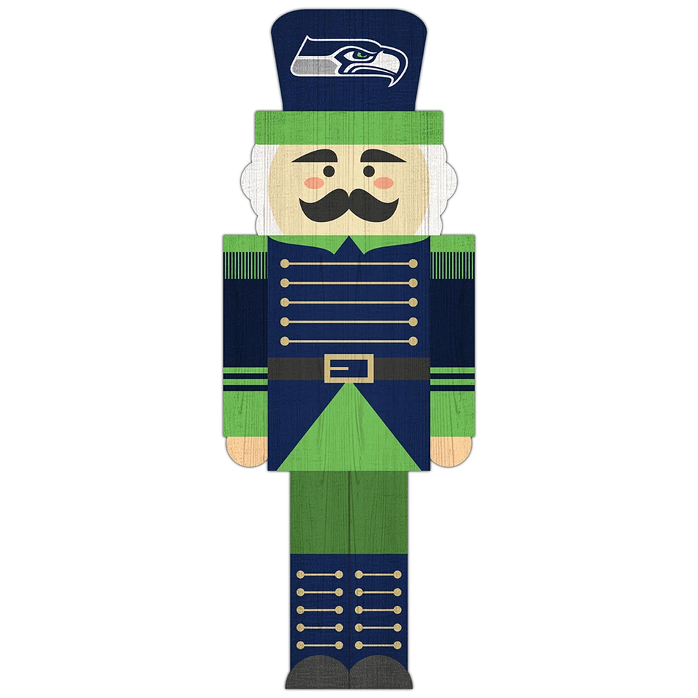 Seattle Seahawks 31'' Nutcracker Leaner