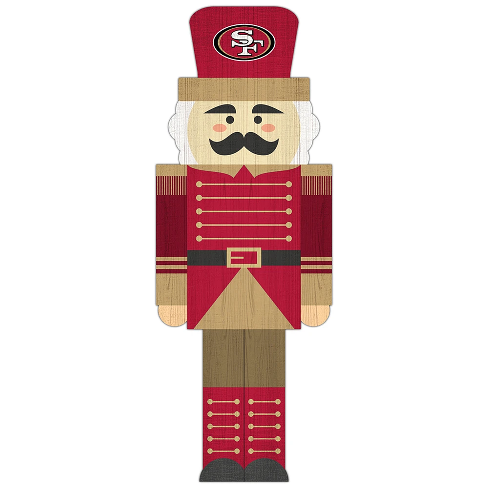 San Francisco 49ers 31'' Nutcracker Leaner