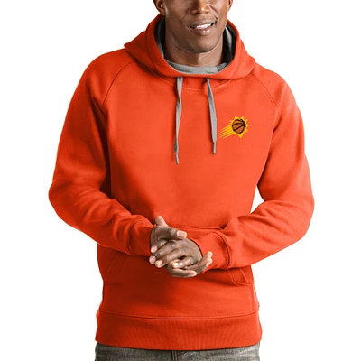 Men's Antigua Orange Phoenix Suns Victory Pullover Hoodie
