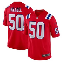 Men's Nike Mike Vrabel Red New England Patriots Retired Player Alternate Game Jersey