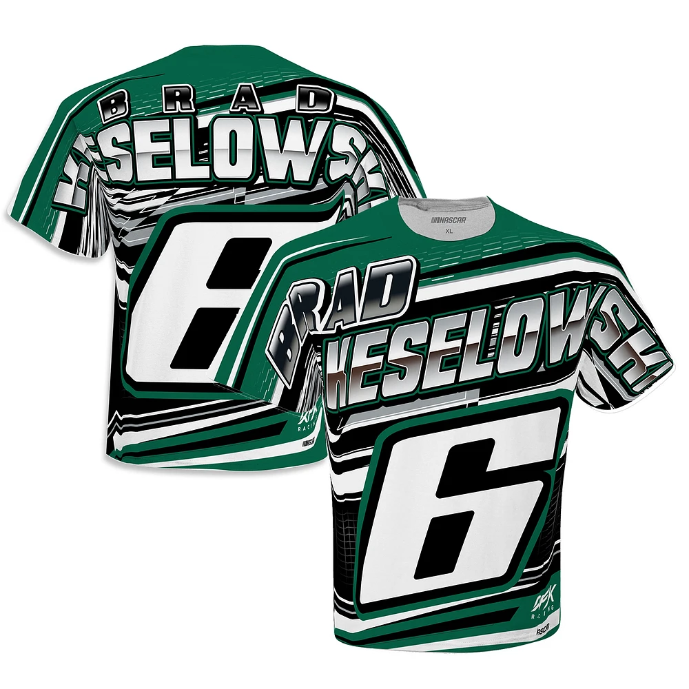 Men's Roush Fenway Keselowski Racing White Brad Sublimated Speedster T-Shirt